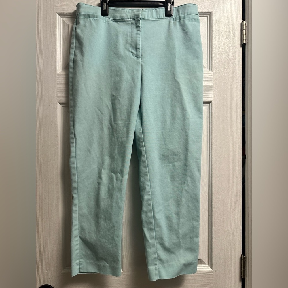 Ruby Rd Mint Colored Chino Pants Size 12
